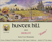 獵人山酒莊梅洛紅葡萄酒(Hunter Hill Estate Merlot, Santa Cruz Mountains, USA)