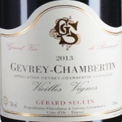 賽甘酒莊（熱夫雷-香貝丹村）老藤紅葡萄酒(Gerard Seguin Vieilles Vignes, Gevrey-Chambertin, France)