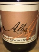 阿爾巴酒莊瓊瑤漿白葡萄酒(Alba Vineyard Gewurztraminer, New Jersey, USA)