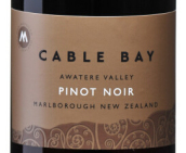 凯伯湾黑皮诺干红葡萄酒(Cable Bay  Pinot Noir, Awatere Valley, New Zealand)