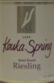 庫克湖雷司令半干白葡萄酒(Keuka Lake Vineyards Semi Dry Riesling, Finger Lakes, USA)