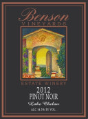 本森黑皮諾干紅葡萄酒(Benson Estate Pinot Noir, Washington, USA)