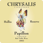 蝶蛹酒莊蝴蝶霍林珍藏干紅葡萄酒(Chrysalis Vineyards Papillon Hollin Reserve, Virginia, USA)