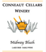 康諾酒莊米德韋桃紅葡萄酒(Conneaut Cellars Winery Midway Blush, Lake Erie, USA)