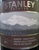 思坦利酒莊阿爾巴利諾白葡萄酒(Stanley Estates Albarino, Marlborough, New Zealand)