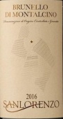 圣洛倫酒莊布魯奈羅紅葡萄酒(Podere San Lorenzo Brunello di Montalcino DOCG, Tuscany, Italy)