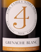 福爾家族科布山園白歌海娜干白葡萄酒(Fore Family Cobb Mountain Vineyard Grenache Blanc, Lake County, USA)