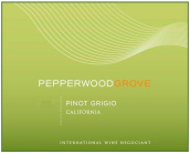 唐賽巴斯父子酒莊椒木林灰皮諾干白葡萄酒(Don Sebastiani & Sons Pepperwood Grove Pinot Grigio, California, USA)