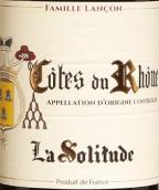 蘭康家族幽居酒莊羅訥河谷丘紅葡萄酒(Famille Lancon La Solitude, Cotes du Rhone, France)