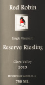 節(jié)奏棒潘沃森紅羅賓珍藏雷司令白葡萄酒(Rhythm Stick Wines Penwortham Red Robin Reserve, Riesling, Clare Valley, Australia)