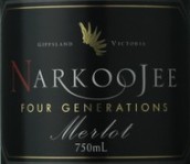 納科吉第四代梅洛干紅葡萄酒(Narkoojee Four Generations Merlot, Gippsland, Australia)