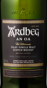 阿德貝哥奧之岬蘇格蘭單一麥芽威士忌(Ardbeg An Oa Single Malt Scotch Whisky, Islay, UK)