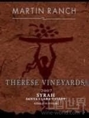 馬丁泰雷茲園西拉干紅葡萄酒(Martin Ranch Winery Therese Vineyards Syrah, Santa Clara Valley, USA)