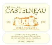 卡斯特奴半干型白葡萄酒(Chateau de Castelneau Blanc Sec, Entre-Deux-Mers, Framce)