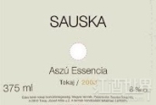 索斯卡托卡伊阿蘇艾森西雅甜白葡萄酒(Sauska Tokaji Aszu Essencia, Tokaji, Hungary)