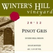 冬山灰皮諾干白葡萄酒(Winter's Hill Vineyard Pinot Gris, Dundee Hills, USA)