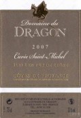 Domaine du Dragon Cotes de Provence Cuvee Saint Michel Rouge, Provence, France