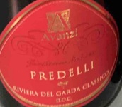 埃梵茲酒莊裴德利經(jīng)典紅葡萄酒(Avanzi Predelli Groppello Riviera del Garda Classico, Lombardy, Italy)