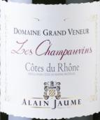 阿蘭豪大獵人園創(chuàng)普維斯干紅葡萄酒(Alain Jaume & Fils Domaine Grand Veneur Les Champauvins, Cotes du Rhone, France)