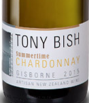 比什酒庄夏日时光霞多丽干白葡萄酒(Tony Bish Summertime Chardonnay, Gisborne, New Zealand)