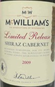 麥克威廉酒莊限量發(fā)行設(shè)拉子-赤霞珠紅葡萄酒(McWilliam's Limited Release Shiraz Cabernet, South Eastern Australia, Australia)