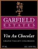 加菲酒莊巧克力加強(qiáng)型紅葡萄酒(Garfield Estates Vin Au Chocolat, Grand Valley Colorado, USA)