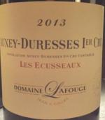 拉佛格酒莊伊古索（歐克塞-迪雷斯一級園）紅葡萄酒(Domaine?Lafouge Les Ecusseaux, Auxey-Duresses Premier Cru, France)