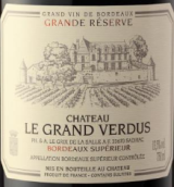 巍都堡家族特級(jí)珍藏紅葡萄酒(Chateau Le Grand Verdus Grande Reserve, Bordeaux Superieur, France)