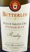 巴特靈斯塔因魯伯（阿爾薩斯特級園）雷司令干白葡萄酒(Domaine Butterlin Steingrubler Riesling, Alsace Grand Cru, France)