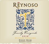 雷諾索家族酒莊帕特南園黑皮諾干紅葡萄酒(Reynoso Family Vineyards Putnam Vineyard Pinot Noir, Sonoma Coast, USA)