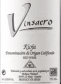 文薩克羅酒莊紅葡萄酒(Bodegas Vinsacro Tinto, Rioja DOCa, Spain)