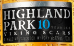 高原騎士10年維京之痕蘇格蘭單一麥芽威士忌(Highland Park 10 Year Old Viking Scars Single Malt Scotch Whisky, Orkney, UK)