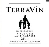 葡園晚收灰皮諾甜白葡萄酒(TerraVin Late Harvest Pinot Gris, Malbrough, New Zealand)