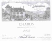 比約西蒙酒莊（夏布利村）干白葡萄酒(Domaine Billaud-Simon Chablis, Burgundy, France)