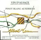 阿伯曼白皮諾歐塞瓦干白葡萄酒(Albert Mann Pinot Blanc - Auxerrois, Alsace, France)