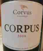 科沃斯酒莊科帕斯紅葡萄酒(Corvus Vineyards Corpus, Bozcaada, Turkey)