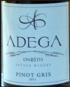 45號酒莊灰皮諾干白葡萄酒(Adega on 45th Pinot Gris, British Columbia, Canada)