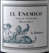 艾勒米格單一園希望伯納達紅葡萄酒(El Enemigo Single Vineyard La Esperanza Bonarda, Mendoza, Argentina)