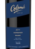 佳樂美奧特提卡馬爾貝克紅葡萄酒(Bodega Colome Autentico Malbec, Calchaqui Valley, Argentina)