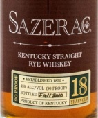 薩澤瑞克18年純黑麥威士忌(Sazerac 18 Years Old Straight Rye Whiskey, Kentucky, USA)