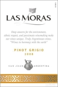 黑莓灰皮諾干白葡萄酒(Las Moras Pinot Grigio, San Juan, Argentina)