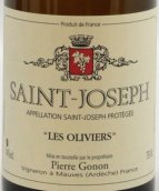 皮埃爾·若儂酒莊奧利維白葡萄酒(Pierre Gonon Les Oliviers, Saint-Joseph, France)