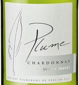 鴿籠酒莊普呂姆霞多麗白葡萄酒(Domaine La Colombette Plume Chardonnay, Beziers, France)