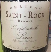 Chateau Saint-Roch Lirac Cuvee Confidentielle, Rhone, France