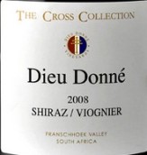 迪奧恫十字精選西拉-維歐尼干紅葡萄酒(Dieu Donne Cross Collection Shiraz -Viognier, Franschhoek Valley, South Africa)