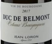 讓·洛龍酒莊德貝蒙公爵白葡萄酒(Jean Loron Duc de Belmont Blanc, Coteaux Bourguignons, France)