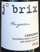 喬迪·布里克斯酒莊洛加羅佳麗釀干紅葡萄酒(j. Brix Wines Rougarou Carignan, San Diego County, USA)