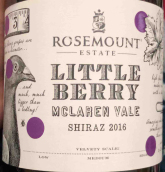 若詩莊園小貝利設拉子紅葡萄酒(Rosemount Estate Little Berry Shiraz, McLaren Vale, Australia)