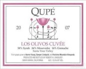 曲佩奧利弗斯特釀西拉-慕合懷特-歌海娜干紅葡萄酒(Qupe Los Olivos Cuvee Syrah - Mourvedre - Grenache, Santa Ynez Valley, USA)