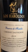 哈羅德大莊園家族珍藏馬爾貝克紅葡萄酒(Hacienda Los Haroldos Reserva de Familia Malbec, Mendoza, Argentina)